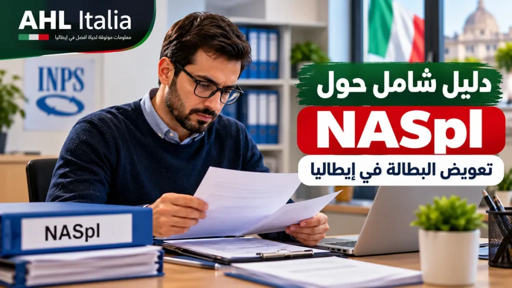 صورة توضيحية عن تعويض البطالة NASpI في إيطاليا وكيفية طلبه من INPS